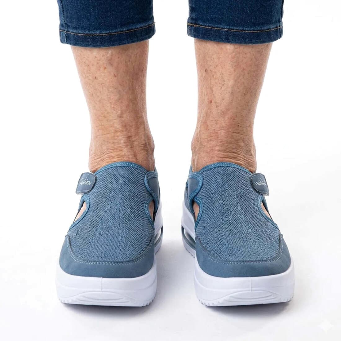 Basket Bleue Femme en Jean