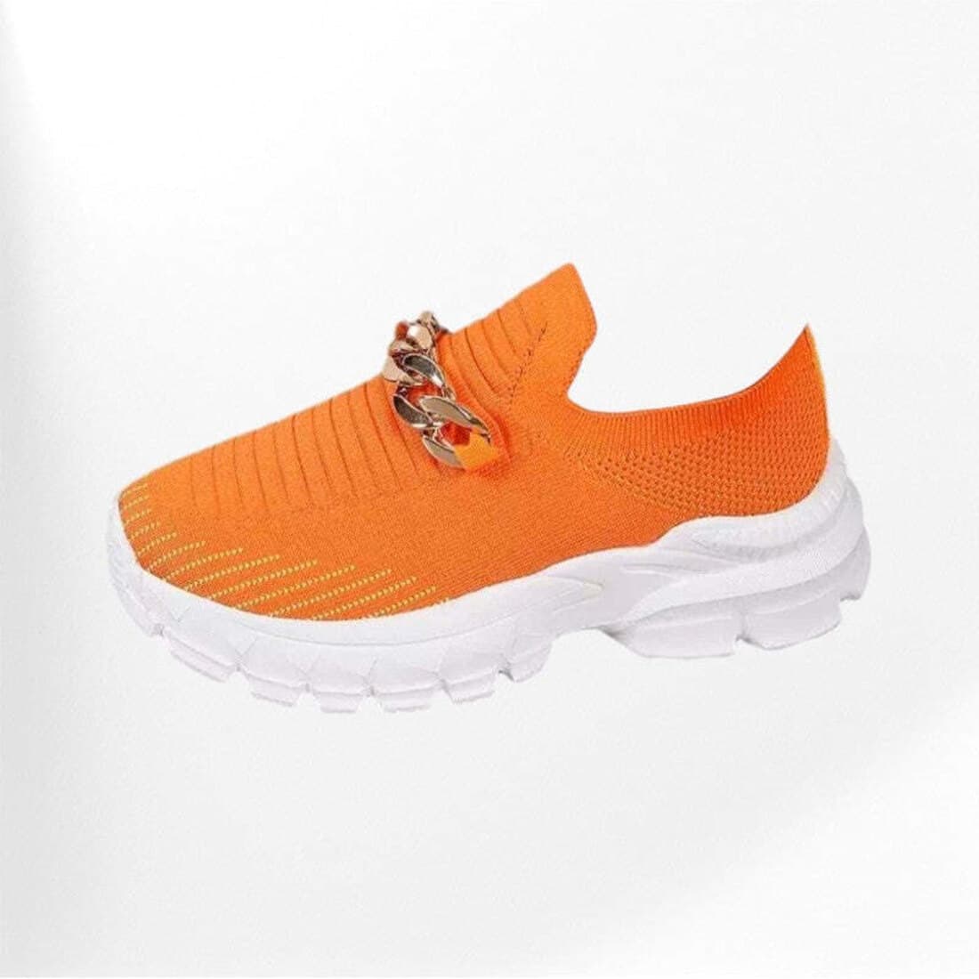 Basket Orange Femme