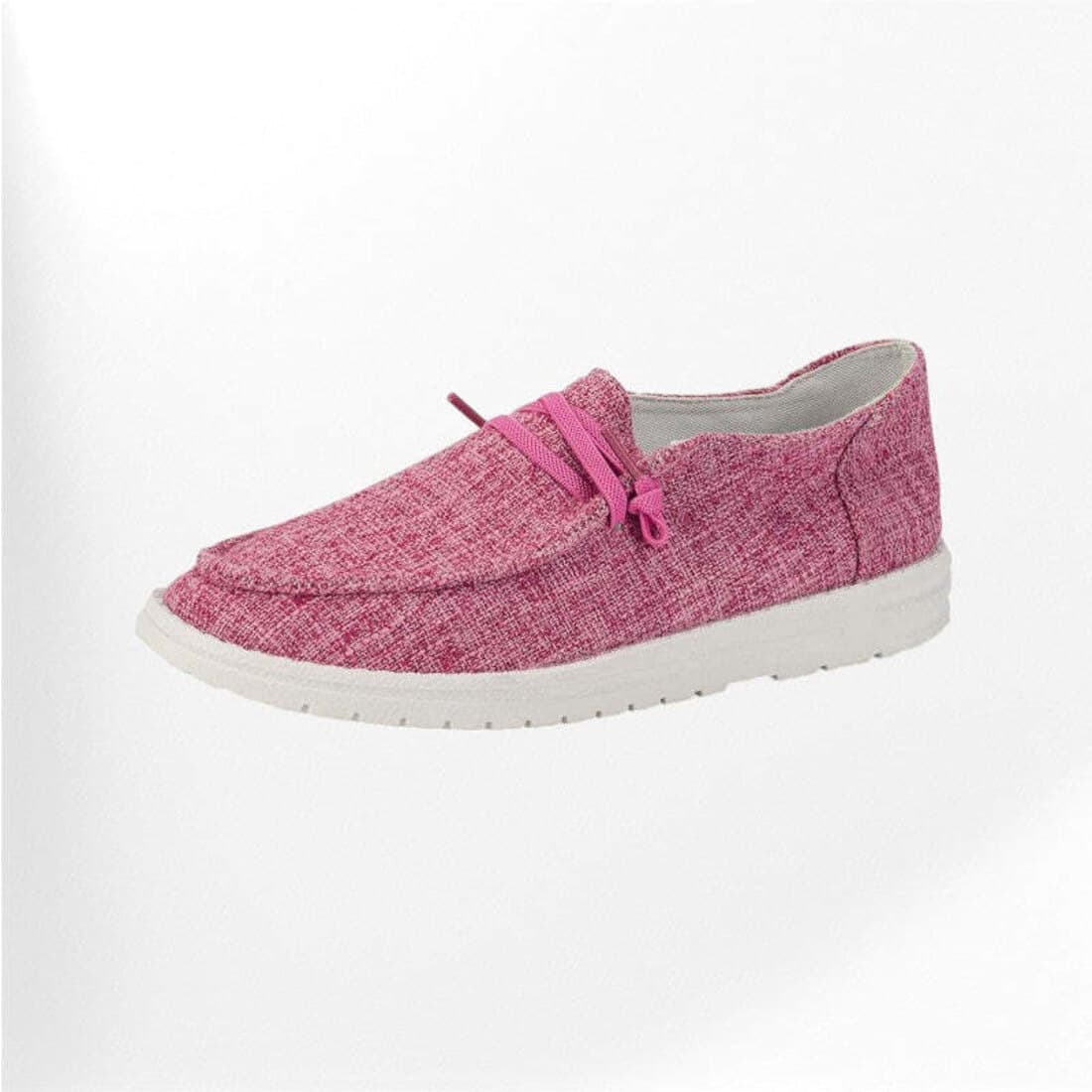 Mocassin Souple Femme en Toile