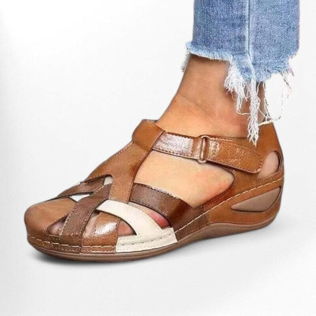 Sandales Fermées Femme à Talon Fermé